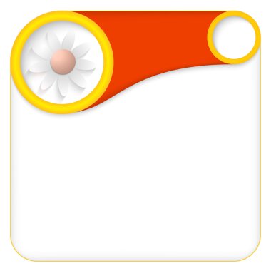 renk kutusu çiçek ile metin girme