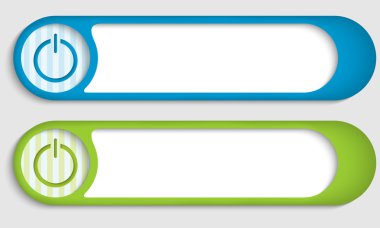 güç düğmesi ile iki düğme kümesi