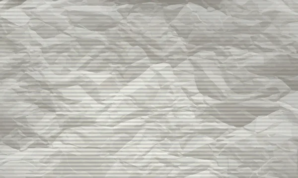 Gestreepte vector achtergrond met textuur verfrommeld papier — Stockvector