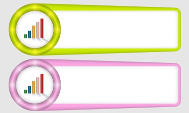 yeşil ve mor çerçeve grafiği ile herhangi bir metin için