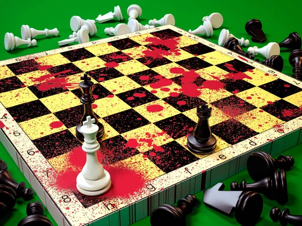 Bloody Chess Game Made by Glass 2, Special Events Stock Footage ft. blood &  checkmate - Envato Elements