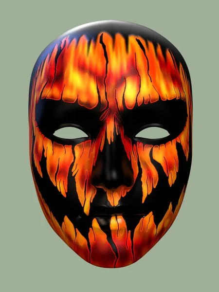 Maske Für Halloween Illustration — Stockfoto