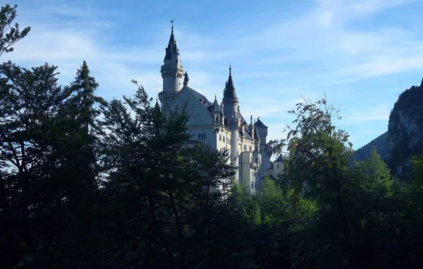 Neuschwanstein Κάστρο Στη Γερμανία — Φωτογραφία Αρχείου