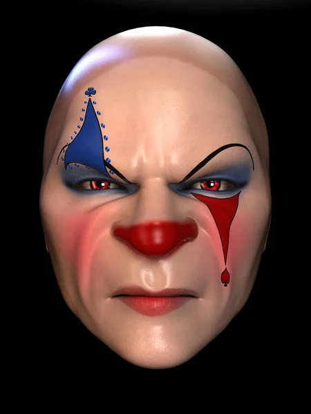 Maschera Del Cattivo Rendering — Foto Stock