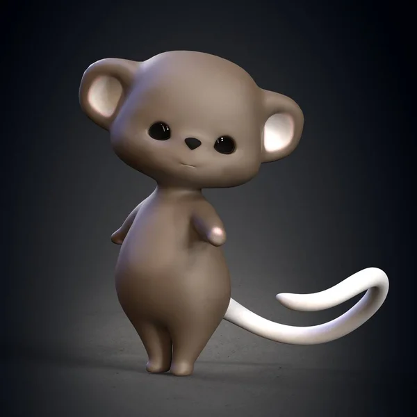 Мила Маленька Мишка Ілюстрація — стокове фото