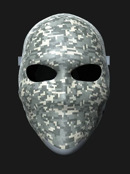 顔の保護マスク 3Dイラスト — ストック写真