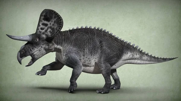 Oude Uitgestorven Dinosaurus Illustratie — Stockfoto
