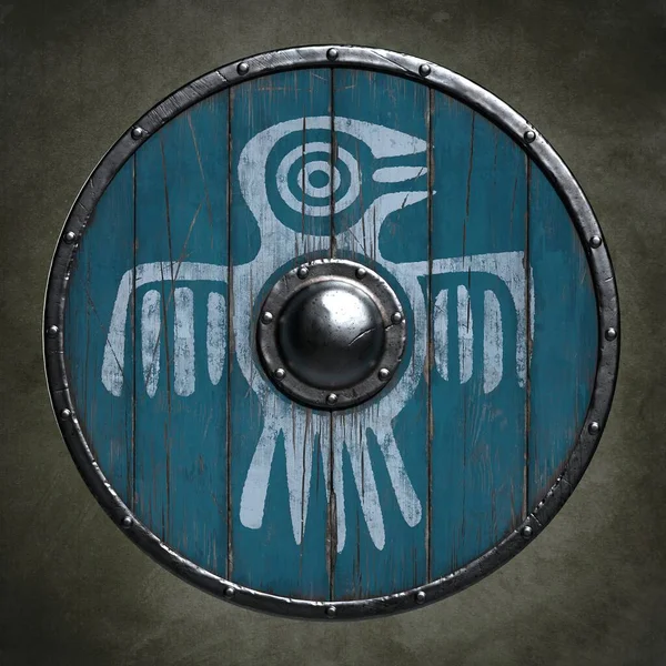 Viking Shield Illustration — Stock Photo, Image