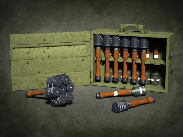 Weapons Ammunition Illustration — Stock Photo, Image