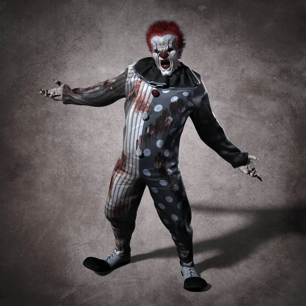 Heel Slechte Clowns Illustratie — Stockfoto