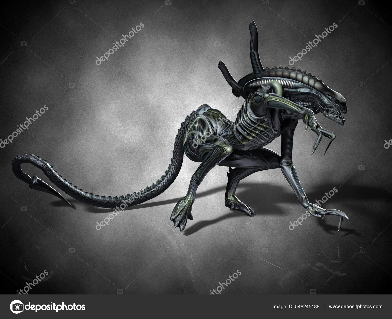 Alien Monster Illustration Stock Photo by ©Dina5 548245188