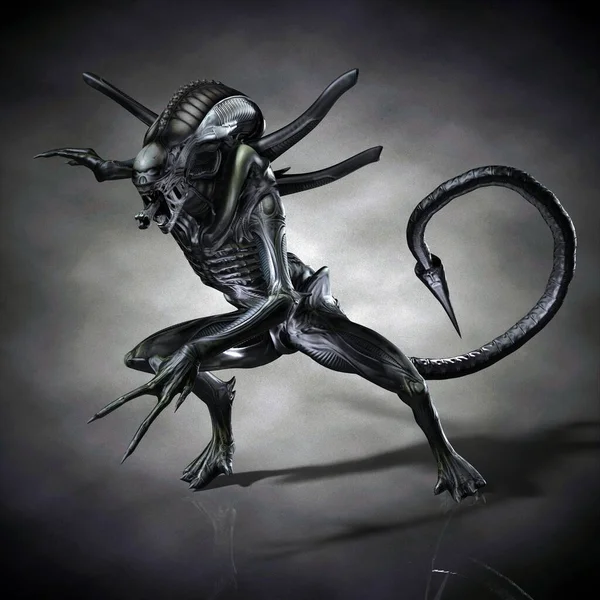 Ein Außerirdisches Monster Illustration — Stockfoto