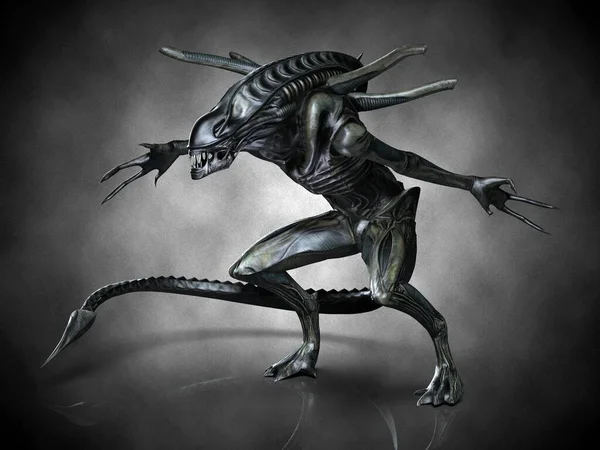 Monstruo Alienígena Ilustración Imágenes de stock libres de derechos
