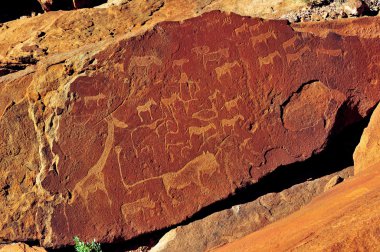 twyfelfontein, Namibya, kaya kabartmaları