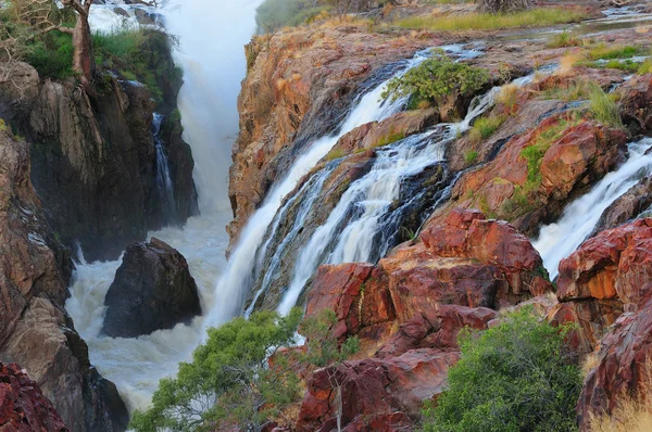 Tramonto alla cascata Epupa, Namibia — Foto Stock