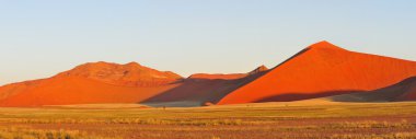 Namib panorama yakınındaki sossusvlei, Namibya