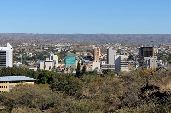 Panorama urbano di Windhoek — Foto Stock