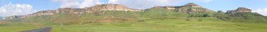 kumtaşı kayalıklarla golden gate highlands Milli Parkı