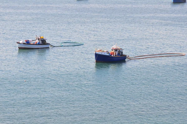 Diamond mining boats at Luderitz — Stock Photo, Image