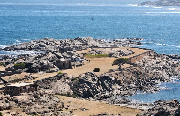 Kamperen op haai eiland, luderitz — Stockfoto