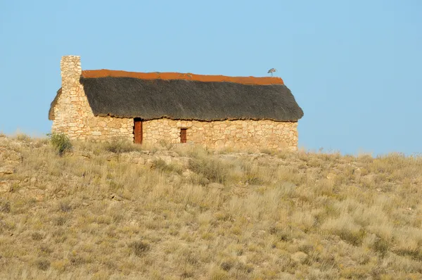 Historical settler home in the Kgalagadi Transfrontier Park. — Stock Photo, Image