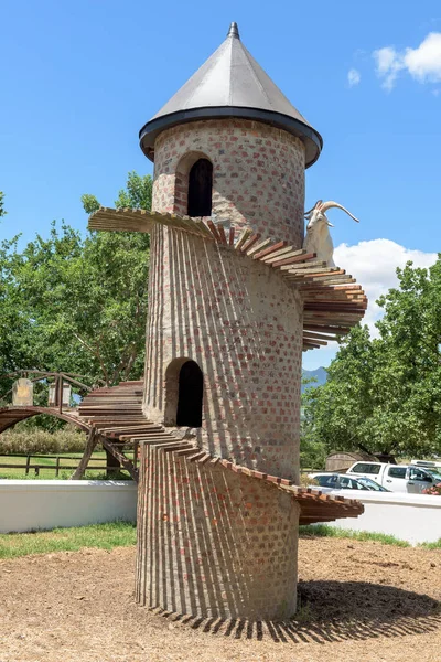 Paarl South Africa Dec 2021 Goat Goat Tower Fairview Paarl — Stockfoto