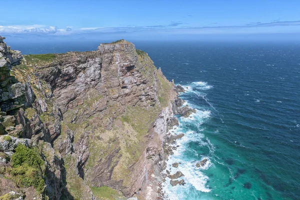 New Lighthouse Visible Cape Point — Zdjęcie stockowe