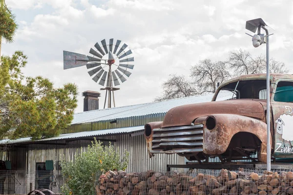 Loxton Zuid Afrika Sep 2022 Een Straatbeeld Met Een Golfvormig — Stockfoto