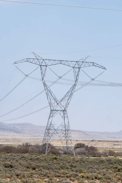 Pilone Tipo Delta Una Linea Trasmissione Energia Nella Provincia Del — Foto Stock