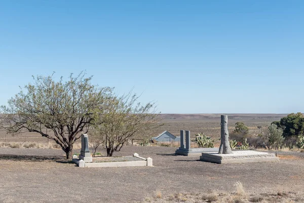 Graven Naast Weg R356 Tussen Loxton Fraserburg Noord Kaap Karoo — Stockfoto