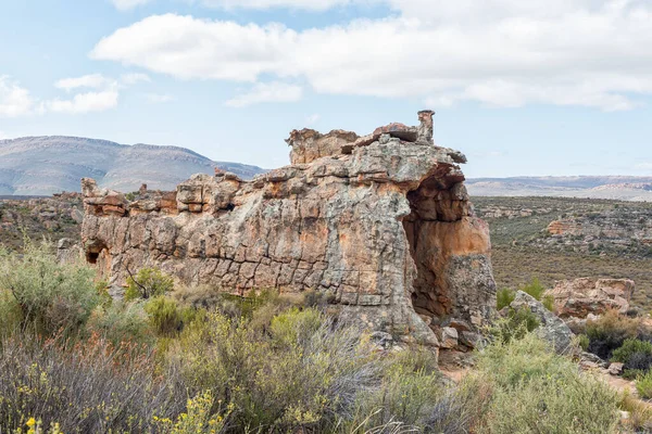 Een Grot Bij Stadsaal Grotten West Kaap Cederberg — Stockfoto