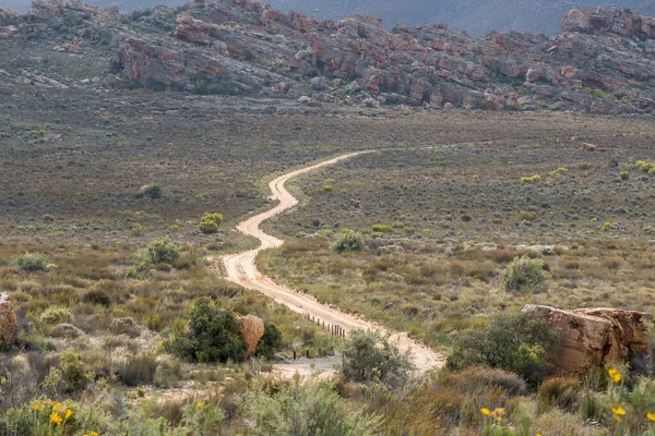 Road Entrance Gate Stadsaal Caves Western Cape Cederberg — Stock Photo, Image