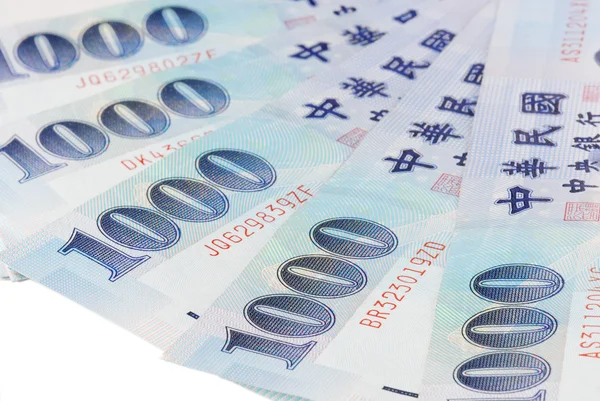 Nuevo billete de dólares de Taiwán — Foto de Stock