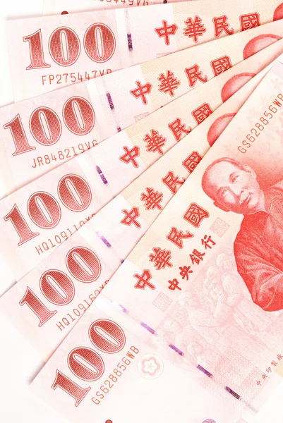 Nuevo billete de dólar de Taiwán — Foto de Stock