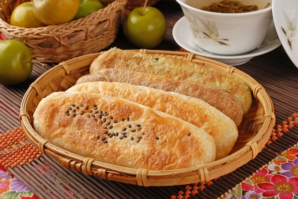 Ox-tongue-shaped pastry — Stockfoto