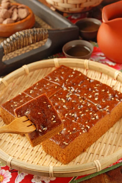 Gâteau au sucre brun — Photo