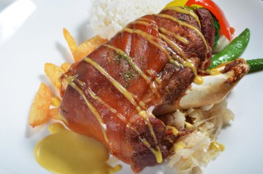 Alman Barbekü domuz knuckle