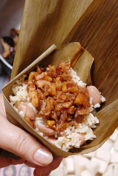 Steamed rice dumpling — Stock Photo, Image