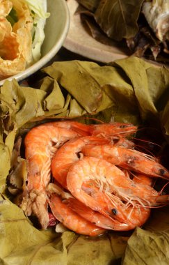 buğulanmış karides