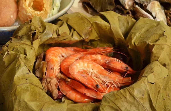 Steamed Shrimps — Stock Photo, Image