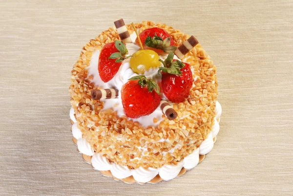 Tarta de budín de fresa — Foto de Stock