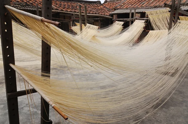 Drying noodles — Stock Photo, Image