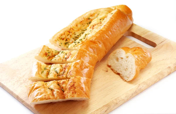 Чесночный хлеб — стоковое фото