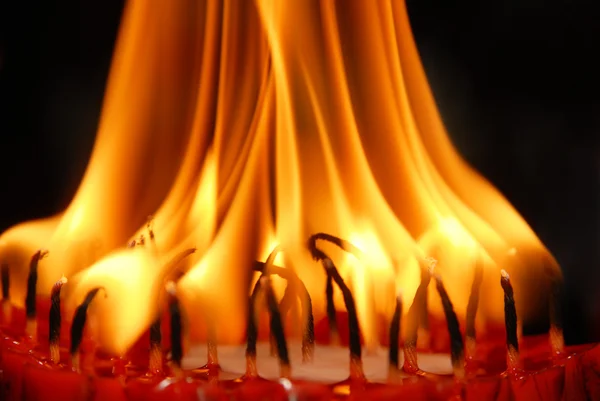 Candle flame — Stock Photo, Image