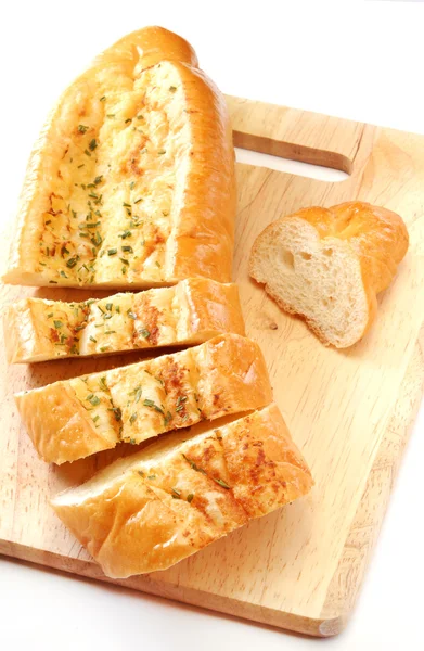 Чесночный хлеб — стоковое фото
