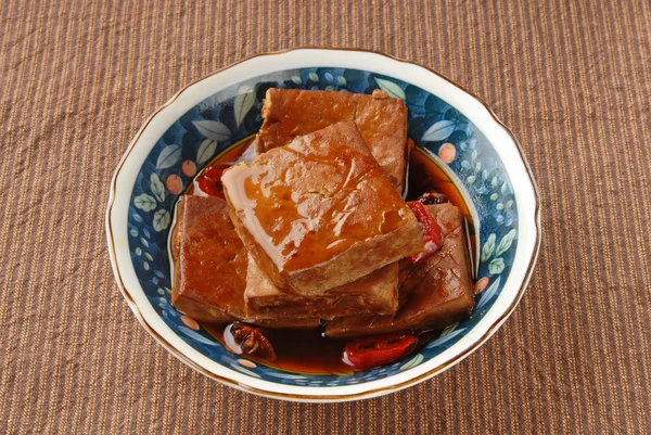 Marinované sušené tofu — Stock fotografie