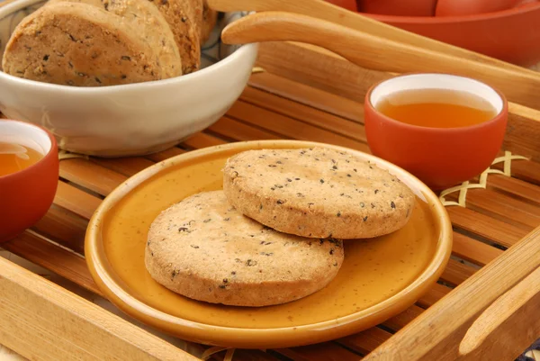 Skarpa valnöt cookie — Stockfoto