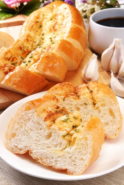 Chleb czosnkowy — Zdjęcie stockowe
