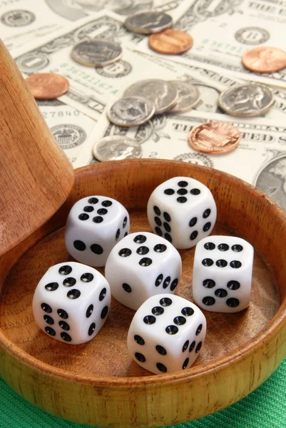 Dice cup — Stockfoto