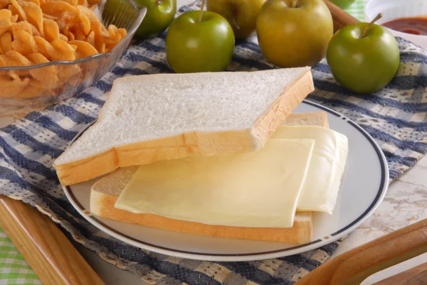 Sýr na toastu — Stock fotografie